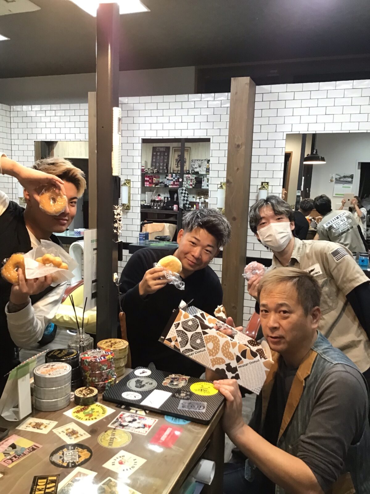 差し入れありがとうございます🍩🍩🍩