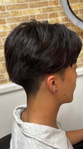 超ナチュラルニュアンスアズパーマ(担当 有松) barber genesisがスタイリングを行なったヘアスタイル